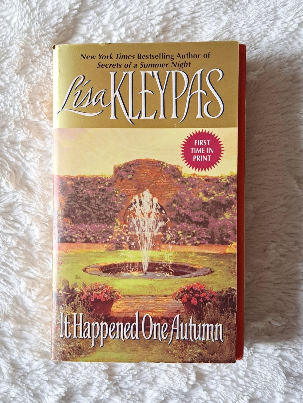 It happened one autumn by lisa kleypas First Printing